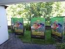 Die Werbeplakate für die Ludescher Vogelhändler-Operettenproduktion wurden bereits aufgestellt.